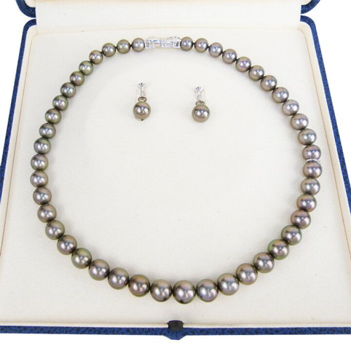 楽天市場】【MIKIMOTO ミキモト】【超美品】K18WG タヒチ パール 