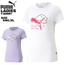 プーマ puma レディース 半袖 VALENTINE グラフィック Tシャツ 675576 S M L XL
