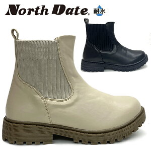 ノースデイト レディース スノーシューズ ブーツ スノーブーツ ウインターシューズ レインシューズ サイドゴア リブ タンク底 防滑 耐水 防水 サークル ノースデート North Date STK44851 BOS