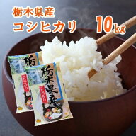新米こしひかり 精米 10キロ(5kg×2袋)【R8年産】栃木県産 コシヒカリ 白米 お米 10kg【送料込み】