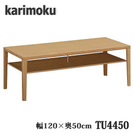 【開梱設置付き】カリモク家具　TU4450　テーブル　幅120×奥50×高40cm　送料無料　日本製国産