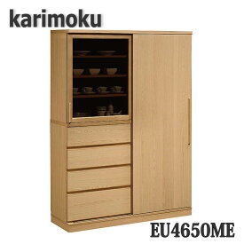 【開梱設置付き】カリモク家具　EU4650　幅1346×奥448×高1909mm　食器戸棚　送料無料　日本製国産