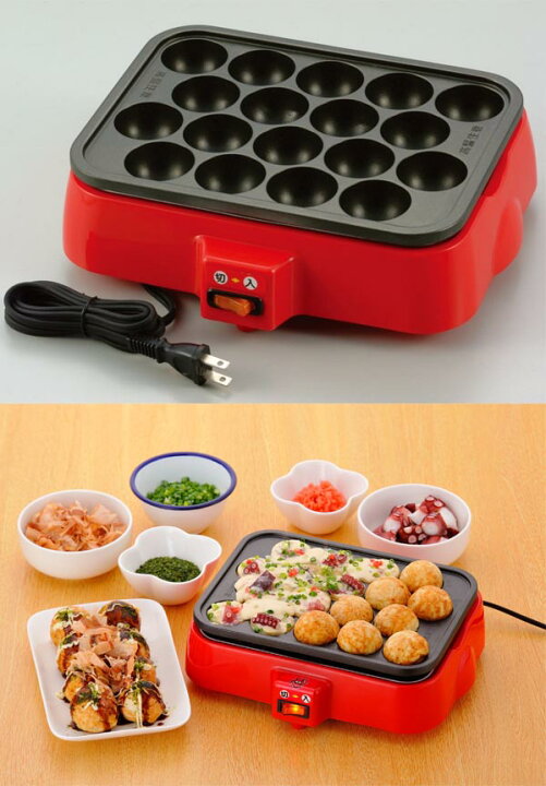 楽天市場】たこ焼き器 たこパーに♪ ファミリー タコ 着脱式 ◇送料 
