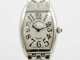 【 フランクミュラー FRANCK MULLER 】 腕時計 1752QZ トノーカーベックス シルバーギョーシェ SS クォーツ レディース 新着 02168-0