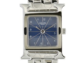 【 エルメス HERMES 】 腕時計 Hウォッチ HH1.210 クォーツ SS ブルー文字盤 レディース 新着 2521-0