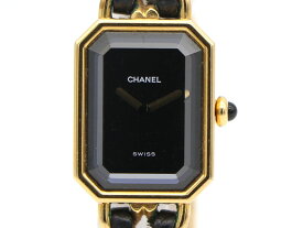 最安値に挑戦 【 シャネル CHANEL 】 腕時計 H0001 プルミエール Lサイズ GP/革 クォ―ツ レディース 新着 6400-0