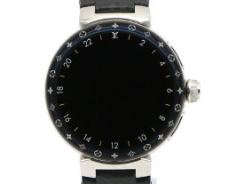 【 ルイヴィトン LOUIS VUITTON 】 腕時計 QAD00Z タンブールホライゾン SS/革 コネクテッドウォッチ 保・箱 メンズ 新着 12371-0