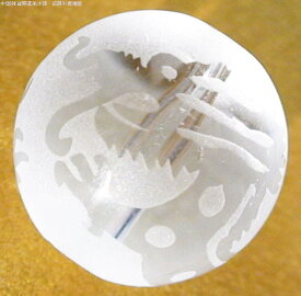 水晶クリスタル龍 竜 珠 12mmパワーストーン ブレスレット用 新品手芸用品 パーツ 材料アクセサリー用ビーズブレスレット ネックレス ピアスなどLoong Dragon crystal男女兼用 威龍彩雲