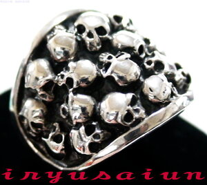 yz S925  ǂVo|925 O 25Vi jpYw fB[XwփWG[ ANZT[Silver skull ringw TCY OTCY Зʉ_ʔ