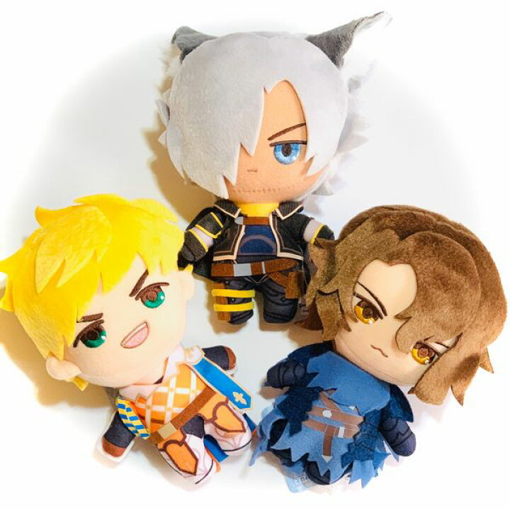 楽天市場 グランブルーファンタジー ぬいぐるみ 3 Granblue Fantasy ヴェイン ジークフリート ユーステス 全3種セット グラブル Smarque楽天市場店