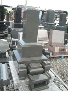 墓石 アウトレット　お墓　和型8寸・洋型　白・赤・青・各中間色御影石　石代のみ　残4基
