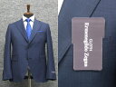 春夏物　青紺/無地調　[Ermenegildo Zegna] ゼニア TROPICAL使用 ネイビー　トレンドスタイル2釦スーツ スリム　[AB体][BB体]　EZD60