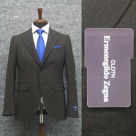 秋冬物　[Ermenegildo Zegna]トレンドスタイル2釦スーツ　茶系/無地調　ゼニア生地 ELECTA使用　[YA体][A体]　EZD24