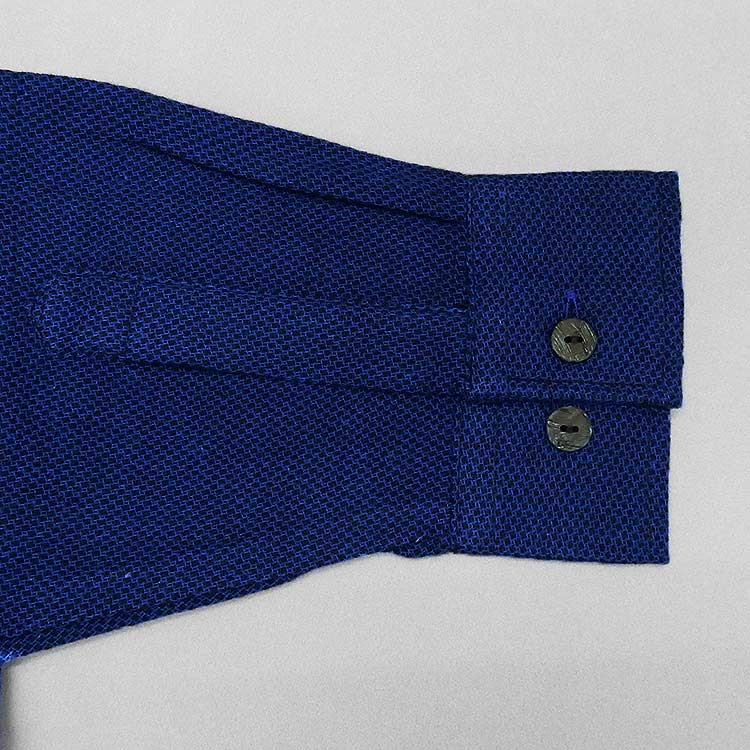 楽天市場】アダルトカジュアルシャツ [ROLLEI] 日本製 長袖 青紺×黒 網