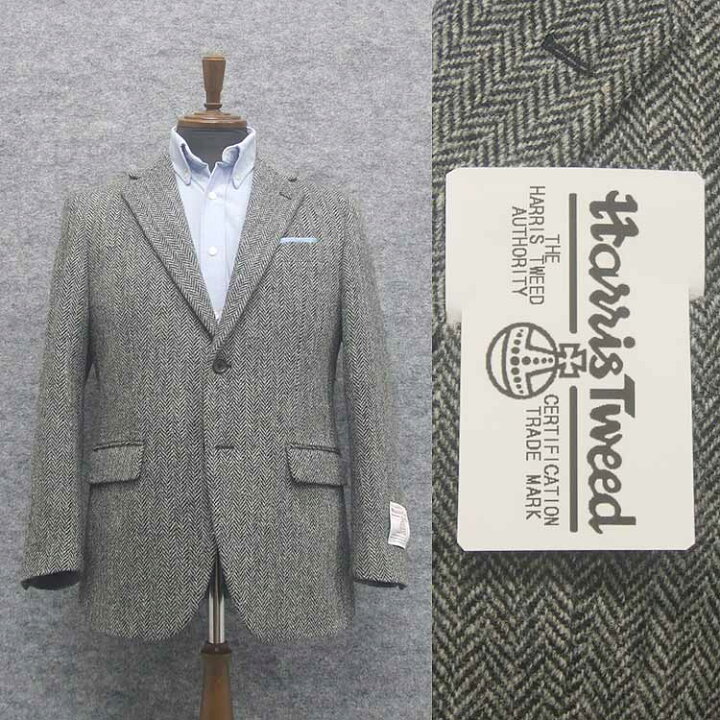 楽天市場】英国生地[Harris Tweed]ハリスツイード ジャケット メンズ 