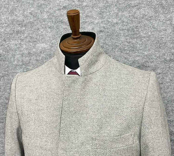 楽天市場】[renoma] レノマHOMME カシミヤ混 デザインスタンドカラー  