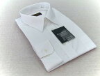 ▲代引不可▲BLUE RIVER　白　定番長袖ワイシャツ　100サイズ展開「36-74から50-90まで」　形態安定　高品質カッターシャツ　就活　BRL450