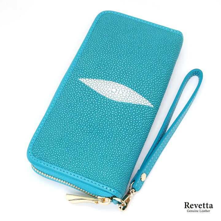 楽天市場】[Revetta]エイ革 長財布 スティングレイ ガルーシャ 