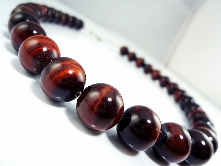 楽天市場】レッドタイガーアイ ネックレス 12mm メンズ : ISHIKI