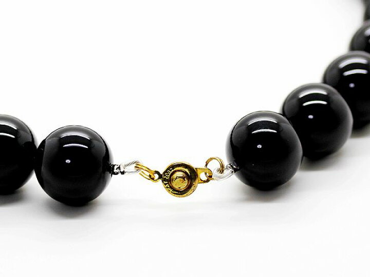 楽天市場】金彫龍 オニキス 20mm 数珠 ネックレス パワーストーン 