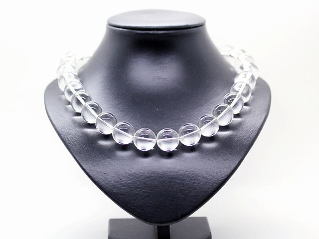 【楽天市場】天然本 水晶 18mm 数珠 ネックレス メンズ : ISHIKI