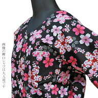 鯉口シャツ 子供用 黒さくらラメ入 1号/2号/3号/4号/5号/7号[お祭り 祭 お祭り用品 お祭り衣装 シャツ カ…