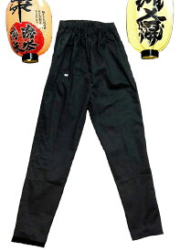 祭 ゴム股引（細目） 黒 S/M/L /2L/2L丈長/3L [フェスタパンツ ウエストゴム ゴムモモヒキ ゴムパンツ 祭り ももひき モモヒキ またひき 祭り衣装 祭用品 祭禮 よさこい 神輿 山車 ユニセックス 男性 女性 ぱっち パッチ メンズ レディ—ス イベント 余興]