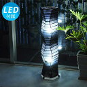 【LED電球付】ジオメトリーS ブラック 黒 照明 アジアン おしゃれ led アジアン照明 間接照明 リモコン 床置き 黒 スタンドライト フロアライト フロアスタンドライト ランプ インテリア 和モダン 西海岸 リビング 寝室 バリ 北欧 和風 和 6畳 8畳 送料無料 再