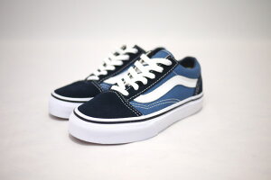VANS OLD SKOOL NAVY/TRUE WHITE KIDS �q���T�C�Y