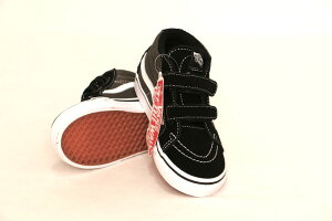 ������15���I�t�IVANS SK8-MID REISSUE V BLACK/CHARCOAL KIDS �q���T�C�Y �x���N��