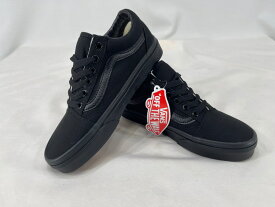 VANS OLD SKOOL レディースサイズです。VANS OLD SKOOL BLACK/BLACK オールブラックはかっこいい！ バンズ スケートシューズ スニーカー 子供 キッズ レディース 国内正規品