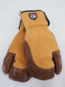 HESTRA ALPINE PRO 3-FINGER FULLLEATHER SHORT (5) CORK/BROWN wXg ~bg gK[@3{w@O[u Ki