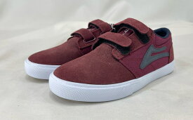 LAKAI LIMITED FOOTWEAR GRIFFIN KIDS BURGUNDY/NAVY SUEDE ラカイ リミテッド ウェア キッズ シューズ 国内正規品