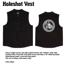 予約商品　1910 【ナインティーン・テン】シーズン2024 Holeshot Vest 横ノリ系ガレージブランド　10〜12月デリバリー予定