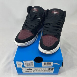 LAKAI TELFORD KIDS BLACK/BURGUNDY SUEDE ���J�C �V���[�Y �L�b�Y�@�������K�i