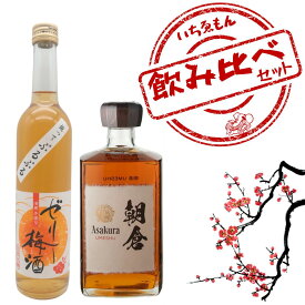 〈限定クーポン配布中！〉梅酒飲み比べセット　【朝倉　梅酒・ゼリー梅酒】【贈り物・プレゼント】【お酒】【高級】【自分時間】【晩酌】【日本酒】【ウィスキー】【焼酎】【飲み比べ】【益々繁盛】