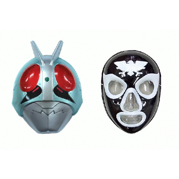 楽天市場】お面 仮面ライダー1号＆ショッカーセット 【平成仮面