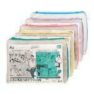 LIHITLAB クリヤーケース F-277 A4S マチ付 緑