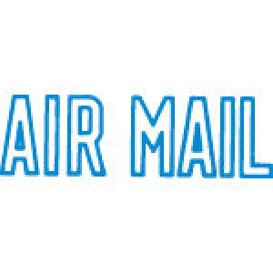シャチハタ ビジネス用キャップレスB型 AIR MAIL X2-B-10013 藍