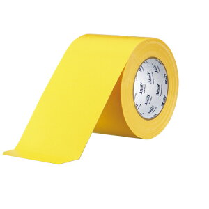 古藤工業 工事用布粘着テープNo.8002 黄 100mm×25m