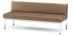 TOKIO【藤沢工業】 ロビーチェア(待合室用長椅子)背付・ビニールレザーりタイプ 3人用 FL-815 W1500xD600xH640mm