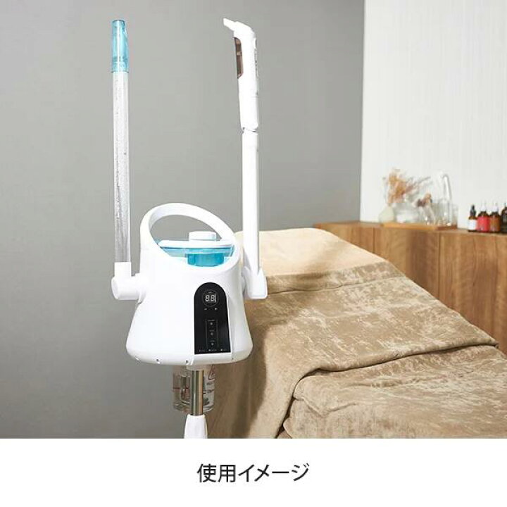 楽天市場】【送料無料】フェイシャルスチーマー HOT＆COOL ホワイト 