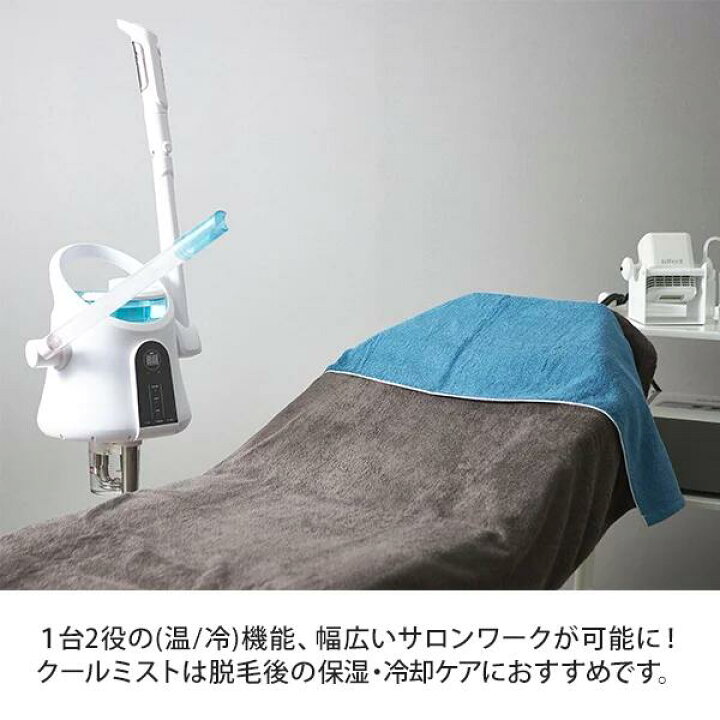 楽天市場】【送料無料】フェイシャルスチーマー HOT＆COOL ホワイト 