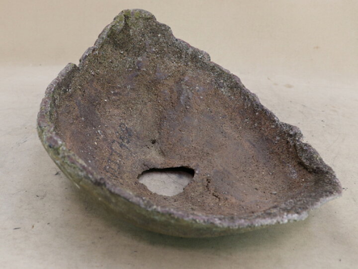 楽天市場】【盆栽鉢】 時代鉢 利根鞍馬 練り（左右30cm）いよじ園 