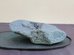 【水石/付け石】 大洲肱川石 溜まり 【水槽レイアウト テラリウム アクアリウム】盆栽いよじ園