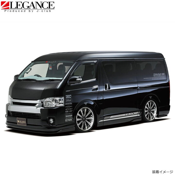 楽天市場】200系ハイエース BACK GAMMON LS10 エルエステン ブラック 
