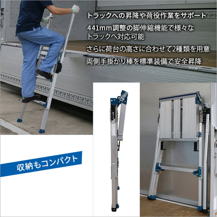 トラック昇降用ステップ。アルインコ最後の値引き。