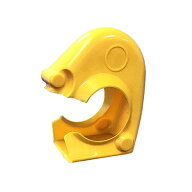 クランプカバー ソフトカバー V 黄色 Sタイプ 100個セット　AR-0009 AR-0001　ソフトタイプ,単管パイプ用…
