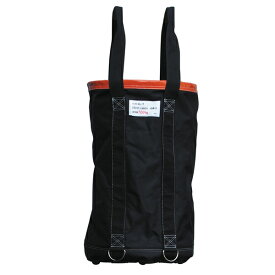 荷揚げバケツΦ350×H600 1個（AR-4032）落下防止巾着なし,N-BAG,最大荷重約100Kg,電工バケツ,トン袋,フレコン,荷上げ,荷下げ,吊り上げ,バッグ,袋,かばん,工事用,つり袋,吊袋,揚重,単管パイプ,リフトバッグ,手すり,筋交,ロングサイズ,バッカン,アラオAR4032