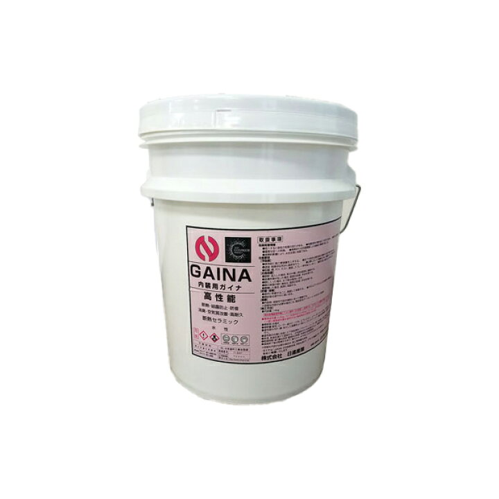 楽天市場】報告義務ありGAINA ガイナ 内装専用塗料 N-95 純白 14kg smd  